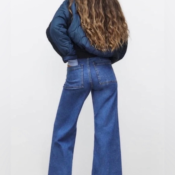 Zara Marine Straight Jean size 4 NWT - Picture 2 of 8